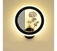 Moderne Applique LED Applique murale Lampe murale lampe de chevet simple nouveau style chinois lampe murale Zen style créatif led rétro restaurant chinois lampe diamètre 28 × hauteur 30 × du mur 3CM