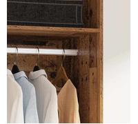 Moderne Armoire/Cabinet BURKE, pour salon/chambre, avec étagère Bois ancien Bois d'ingénierie AA3421