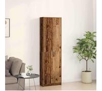 Moderne Armoire/Cabinet BURKE, pour salon/chambre, Bois Ancien 55x25x189 cm,, Bois d'ingénierie AA3444