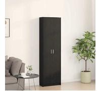 Moderne Armoire/Cabinet BURKE, pour salon/chambre, Chêne noir 55x25x189 cm,, Bois d'ingénierie AA3438