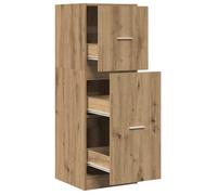 Moderne Armoire d'apothicaire, BURKE Buffet haut, chêne artisanal bois d'ingénierie 40x41x118 cm, AA1121