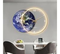 Moderne Art Déco 3D Lune Lampe Murale LED Décoration de Maison Minimaliste Horloge & Sculptures Peinture Traditionnelle Décorations