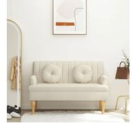 Moderne Banc avec coussins 113x64,5x75,5 cm - VIDAXL - lin CC163283