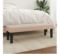 Moderne Banc Cappuccino 100x30x30cm - - Si Banc Cappuccino 100x30x30cm Similicuir ABHT 8883445