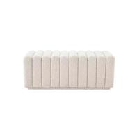 Moderne Banc de Chambre à Coucher, Banc en Tissu bouclé for Bout lit et entrée, Causeuse ottomane, Repose-Pieds, vanité, d'intérieur Bancs Bout de lit(150 * 50 * 40)