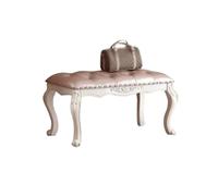 Moderne Banc de Chevet de Chambre à Coucher européen Vintage en Cuir léger, Repose-Pieds de Luxe, Tabouret de canapé, Banc de Chaussures de Maison Décoratif