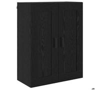 Moderne Buffet bahut - Commode/Buffet salon contemporain - Meuble mural Chêne noir 69,5 x 34 x 90 cm Bois d'ingénierie@FR(424709）