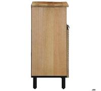 Moderne Buffet/Commode BURKE Armoire de rangement marron 60x33x75 cm bois massif de manguier AA2744