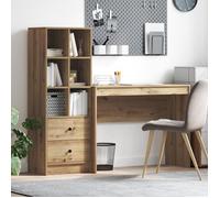 Moderne Buffet De Cuisine/Salon, Bureau avec rangement Chêne artisan Bois d'ingénierie FR(65661868)