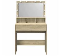 Moderne Coiffeuse pour Chambre - jill's - avec LED - chêne sonoma 80x41x134,5 cm CCC476