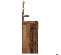 Moderne Coiffeuse pour Chambre - jill's - Table de maquillage - Bois Ancien 100x40x130 cm - Bois d'ingénierie CCC629