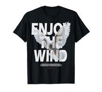 Moderne Colombe Blanche Pigeon Hip Hop Graffiti Streetwear T-Shirt