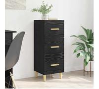 Moderne Commode/Buffet contemporain, Buffet Chêne noir 34,5x34x90 cm Bois d'ingénierie @FR(480428)