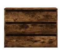 Moderne Commode d'angle BURKE, MEUBLE BAS, chêne fumé 80x41x58 cm, bois d'ingénierie AA3193