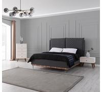 Moderne complet Chambre de jeunes de luxe Ensemble de chambre d'enfant 4pcs Couleur blanc nouveau