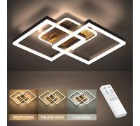 Moderne Design 40W LED Plafonnier Dimmable Flurlamp Salon Llamp avec télécommande
