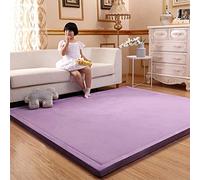 Moderne Enfants Tapis De Zone 3cm épaissir Velours Corail Tapis De Pépinière Garçons Filles Chambre Bébé Tapis Tapis De Jeu Pour Tout-petits,Mousse à Mémoire De Forme Les Enfants J-Et 180x200cm(71x79i