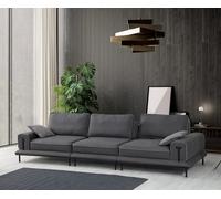Moderne Gris Salon quatre places Luxueux canapé rembourré Canapés nobles