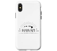 Moderne Hawaii Est. 1959 Aloha State - Îles hawaïennes Coque pour iPhone X/XS