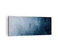Moderne Impression sur Toile 100x40cm Image Tableau Decoration Murale Eau Bleu Peinture Grand Tableaux Decoratifs Muraux Chambre Cuisine Panoramique Deco Cadre Décoration Salon Art Wall AB100x40-5106