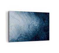 Moderne Impression sur Toile 100x70cm Image Tableau Decoration Murale Eau Bleu Peinture Grand Tableaux Decoratifs Muraux Chambre Cuisine Horizontal Deco Cadre Décoration Salon Art Wall AA100x70-5106