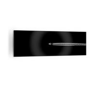 Moderne Impression sur Toile 160x50cm Image Tableau Decoration Murale Avion Voyage Vitesse Grand Tableaux Decoratifs Muraux Chambre Panoramique Deco Cadre Décoration Salon Art Wall AB160x50-5256