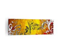Moderne Impression sur Toile 160x50cm Image Tableau Decoration Murale Musique concert amusement fleur Tableaux Decoratifs Muraux Chambre Panoramique Deco Cadre Décoration Salon Art Wall AB160x50-1964