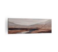 Moderne Impression sur Toile 160x50cm Image Tableau Decoration Murale Paysage Paysage Morceau Grand Tableaux Decoratifs Muraux Chambre Panoramique Deco Cadre Décoration Salon Art Wall AB160x50-5648