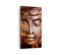 Moderne Impression sur Toile 55x100cm Image Tableau Decoration Murale Bouddha statue mystère Grand Tableaux Decoratifs Muraux Chambre Cuisine Vertical Deco Cadre Salon Art Wall Decor PA55x100-2620