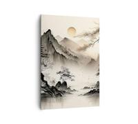 Moderne Impression sur Toile 70x100cm Image Tableau Decoration Murale Asie Japon Voir Grand Tableaux Decoratifs Muraux Chambre Cuisine Vertical Deco Cadre Salon Art Wall Decor Design PA70x100-5777