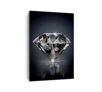 Moderne Impression sur Toile Diamant Diamant Gemme Image Tableau Decoration Murale 50x70cm Deco Cadre Salon Chambre Cuisine Vertical Petit Tableaux Decoratifs Muraux Art Wall Decor Design PA50x70-5274