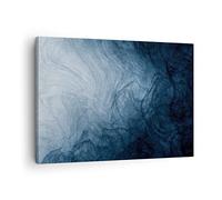 Moderne Impression sur Toile Eau Bleu Peinture Image Tableau Decoration Murale 70x50cm Deco Cadre Décoration Salon Chambre Cuisine Horizontal Tableaux Decoratifs Muraux Art Wall Decor AA70x50-5106