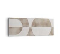 Moderne Impression sur Toile Minimalisme Brillant Formes Image Tableau Decoration Murale 140x50cm Deco Cadre Décoration Salon Chambre Panoramique Tableaux Decoratifs Muraux Art Wall AB140x50-5488