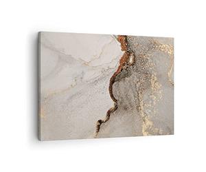 Moderne Impression sur Toile Pierre Sable Abstraction Image Tableau Decoration Murale 70x50cm Deco Cadre Décoration Salon Chambre Cuisine Horizontal Tableaux Decoratifs Muraux Art Wall AA70x50-4778