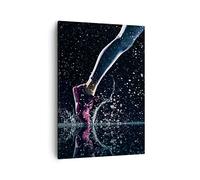 Moderne Impression sur Toile Running style de vie athlétisme chaussures Image Tableau Decoration Murale 50x70cm Deco Salon Chambre Cuisine Vertical Petit Tableaux Decoratifs Muraux Art PA50x70-2900