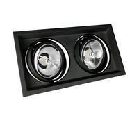 Moderne Jour § Fu Maxi AR111-GU10 Luminaire à Encastrer 2-flammig Noir