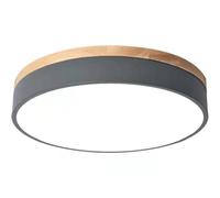 Moderne Lampe de Plafond Plafonnier Industriel à Panneaux Circulaires 3 Spots Plats à Intensité Variable Idéal pour Salon Chambre Ou Chambre d'enfant Éclairage de Plafond Luminaire