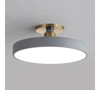 Moderne Lampe de Plafond Plafonnier LED Circulaire Semi-Encastré Couleur avec Abat-Jour En Acrylique pour Salon Chambre Hall D'Entrée Ou Couloir Éclairage de Plafond Luminaire
