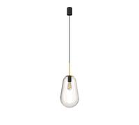 Moderne Lampe Suspendue Morna Métal Verre Abat-Jour E27 Élégant Pendelleuchte