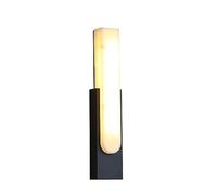Moderne Lampes murales Fausse applique murale en marbre Applique LED en marbre du milieu du siècle Lampe murale industrielle minimaliste for chambre à coucher, bar de chevet, couloir, salle de bain, v
