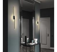 Moderne LED-Wandleuchte 3000K/4000K/6000K Innenwandleuchte Temperatura de 3 Colores Alle nordischen Minimalismus Wandleuchte Schlafzimmer Wohnzimmer Flur Staise Eingang