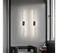 Moderne LED-Wandleuchte 3000K/4000K/6000K Innenwandleuchte Temperatura de 3 Colores Alle nordischen Minimalismus Wandleuchte Schlafzimmer Wohnzimmer Flur Staise Eingang
