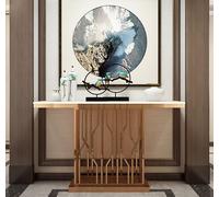 Moderne Luxe Table console Tables console bois métal design or Table d'appoint