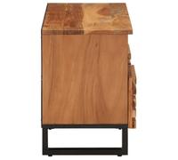 Moderne Meuble TV BURKE, TABLE TV/HIFI, 100x34x46 cm, bois d'acacia massif AA2362