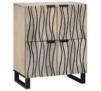 Moderne Meubles et étagères de rangement - Buffet de salon pour médias Blanc et Noir@FR(44966)