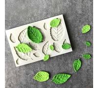 Moderne mignon 3D feuilles forme gâteau cuisson moule multifonction alimentaire bricolage artisanat décoration outils moule Silicone moule pour sucre