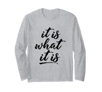 Moderne, Minimaliste, C'est ce Que C'est Une Motivation Positive Manche Longue