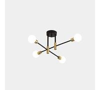 Moderne Norde27 Doré, Led, 4/6/8 Lumièresnsion Créative En Forme de Branche Décalée, Style Industriel, Idéal Pour Restaurant/4 Lumières