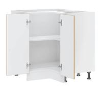 Moderne Placard d'angle de cuisine Lucca, SWEETY Meuble bas de cuisine, chêne artisanal 75.5x75.5x81.5 cm BB971