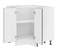 Moderne Placard d'angle de cuisine Lucca, SWEETY Meuble bas de cuisine, chêne marron bois d'ingénierie, 75.5x75.5x81.5 cm BB969